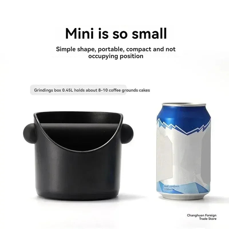 Coffee Knock Box Coffee Grounds Waste Bucket for Espresso Machine Handle Powder Recycling Bin Home Cafe Barista Tool