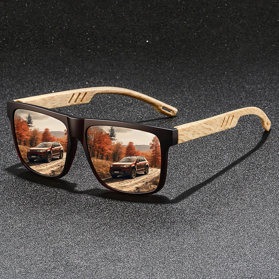 6PCS Fashion Classic Square Sunglasses Men Women Driving Fishing Retro Running  leisure Trendy Lightweight protective glasses