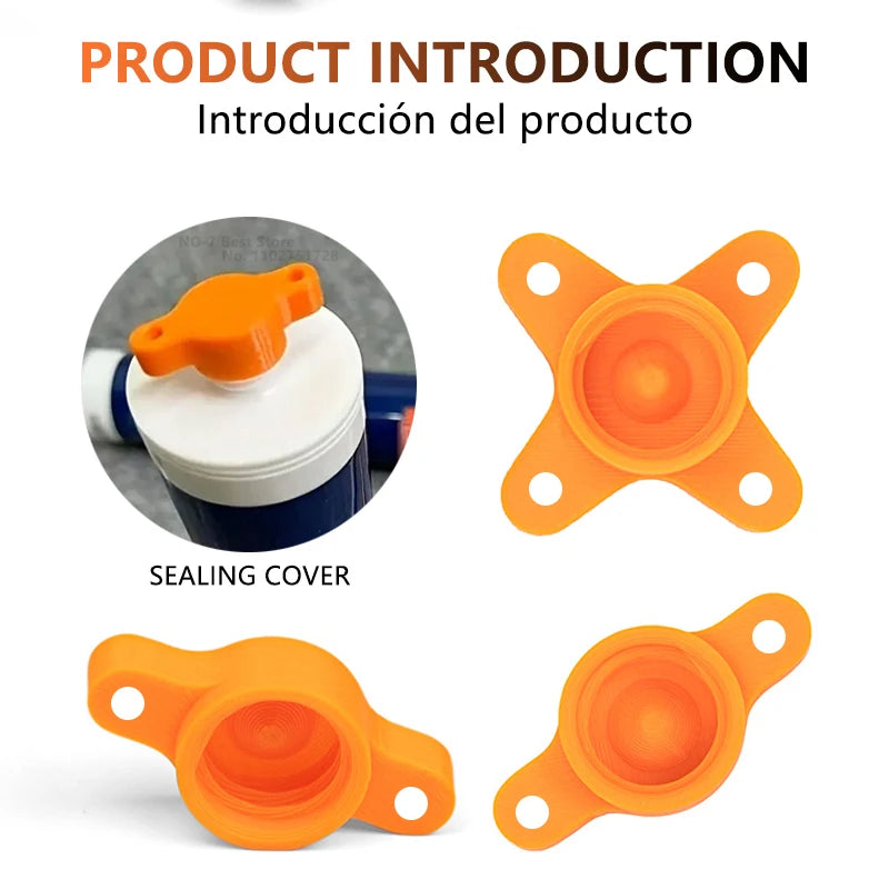 iLMH Universal Sealant Saver Cap & Glue Nozzle Cleaner, Anti-Drying Silicone Caulk Tube Cover, Standard Caulking Guns DIY Tools