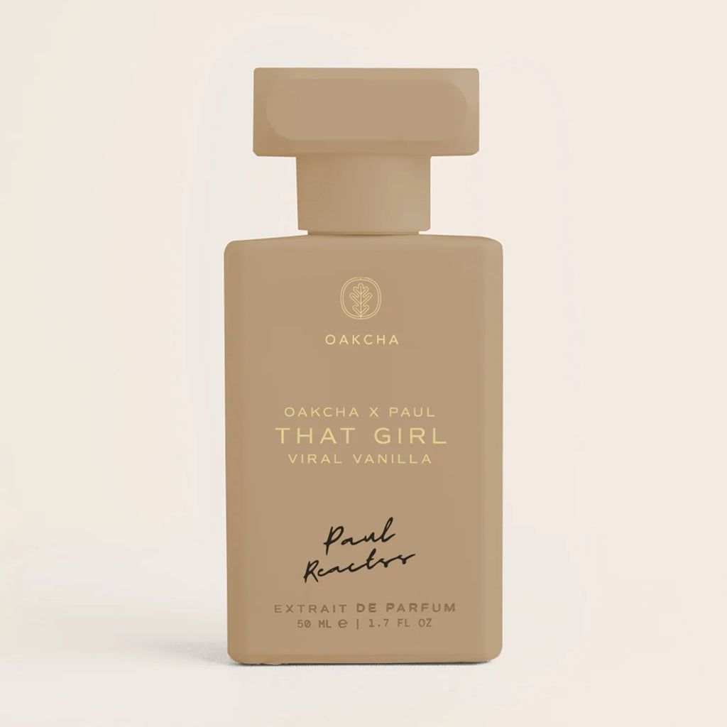 Oakcha X Paul Reactos That Girl Viral Vanilla Extrait De Parfum 50ml Long Lasting Warm Creamy Vanilla Fragrance Women Perfume Matte Nude Bottle Viral  Scent Daily Gift for Ladies