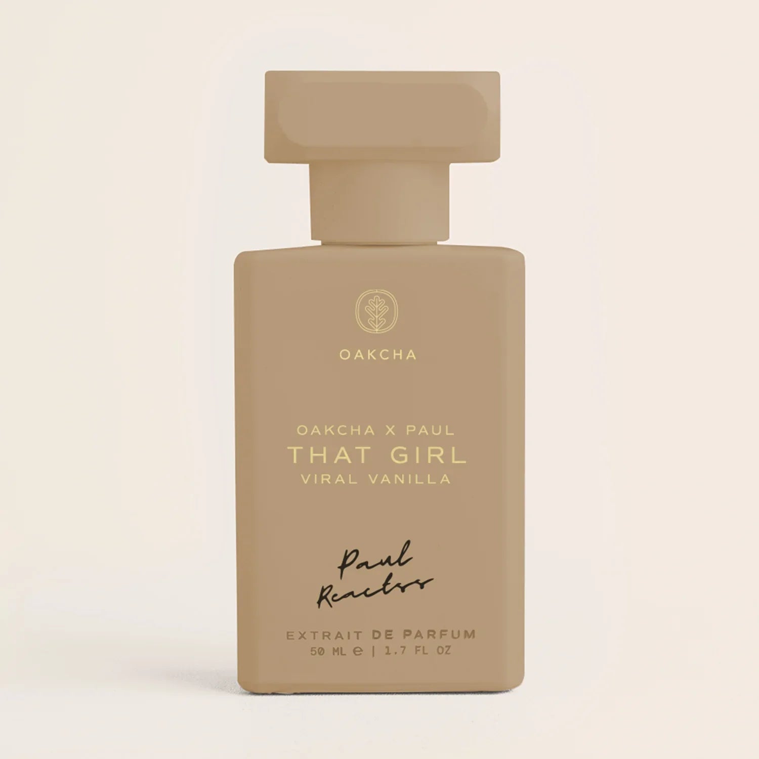 Oakcha X Paul Reactos That Girl Viral Vanilla Extrait De Parfum 50ml Long Lasting Warm Creamy Vanilla Fragrance Women Perfume Matte Nude Bottle Viral  Scent Daily Gift for Ladies