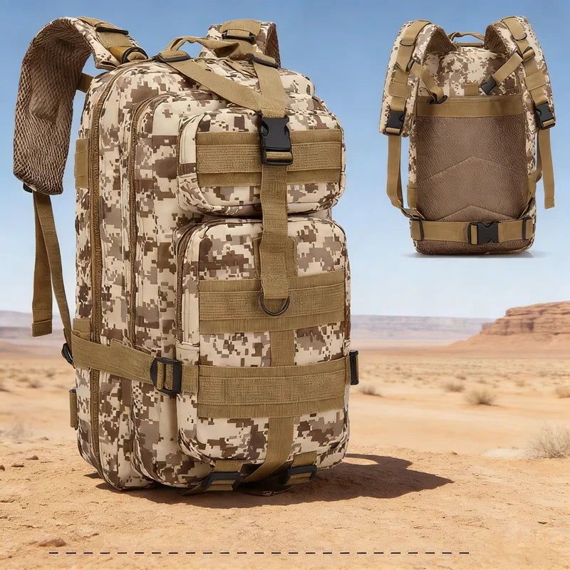 30L Waterproof Military Tactical Backpack 1000D Large Assault Bag for Outdoor Hiking Camping Hunting