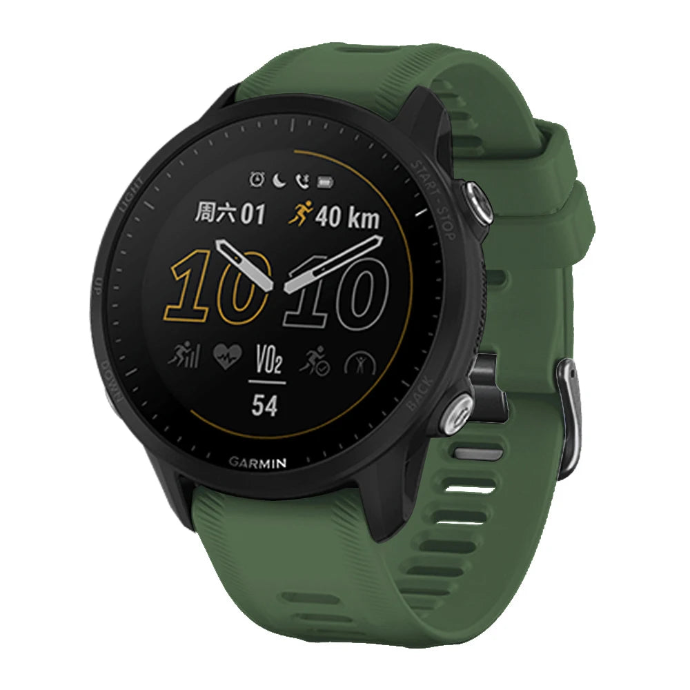 Sports Silicone Strap For Garmin Forerunner 965 955 Solar 970 945 935 745 Strap Watch Band 22mm Replacement Wristband Bracelet