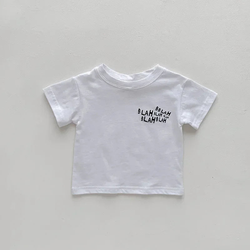 2024 Summer Baby Clothing Set Toddler Girls Clothes Suit Infant Tee and Denim Overall  Boys Outfit