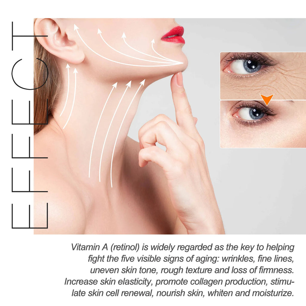 Retinol Collagen Hyaluronic Acid Face Cream Repairing Skin Moisturizing Nourishing Younger Firming Pores Face Skin Care Cosmetic