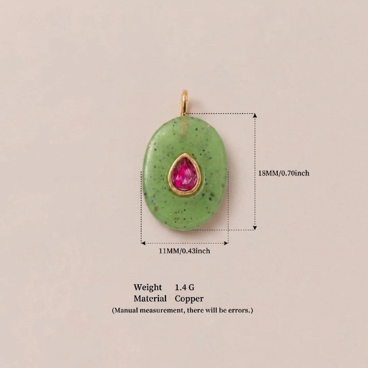 Luxury Fashion December Birthstone Colorful Zircon Geometric Pendant DIY Handmade Stainless Steel Color Retention Women Jewelry