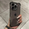 Luxury Shockproof Clear Bling Glitter Phone Case For iPhone 17 16 15 14 13 12 11 Pro Max Plus 16E Transparent Soft Bumper Cover
