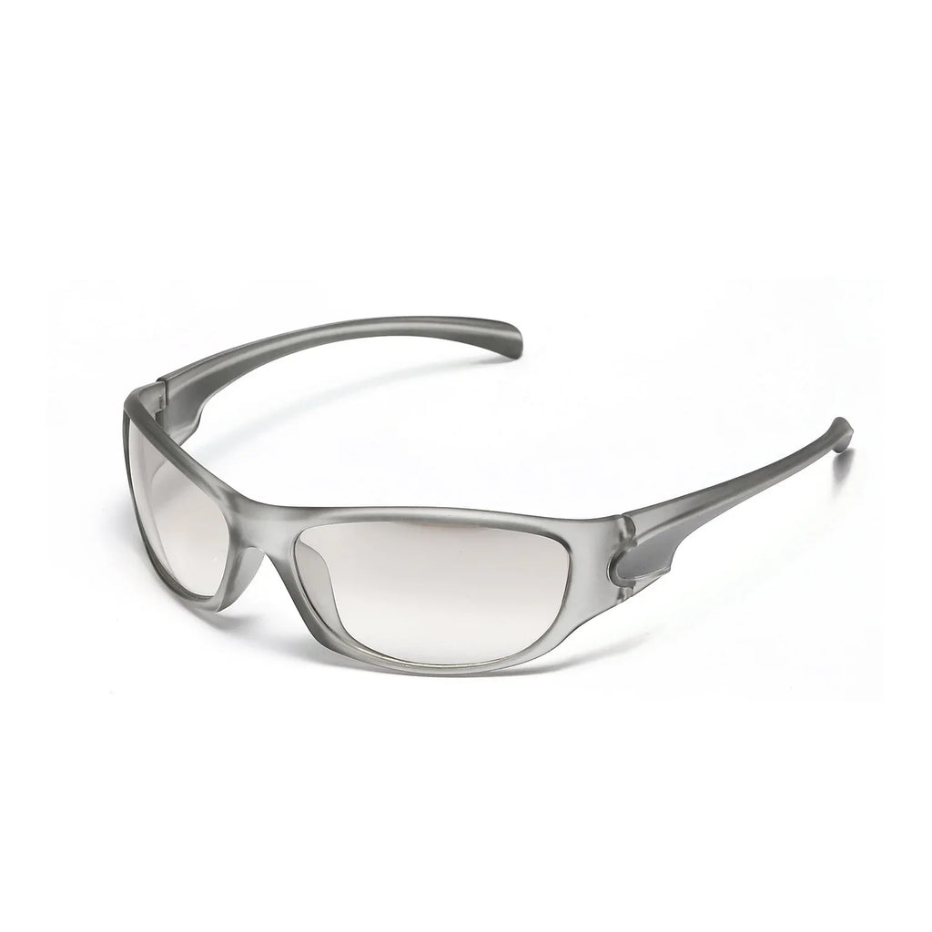 2025 New Silver SPORT Sunglasses Men Women Retro Punk Cycling Trendy Sun Glasses For Male Shades Goggle Outdoor Y2K