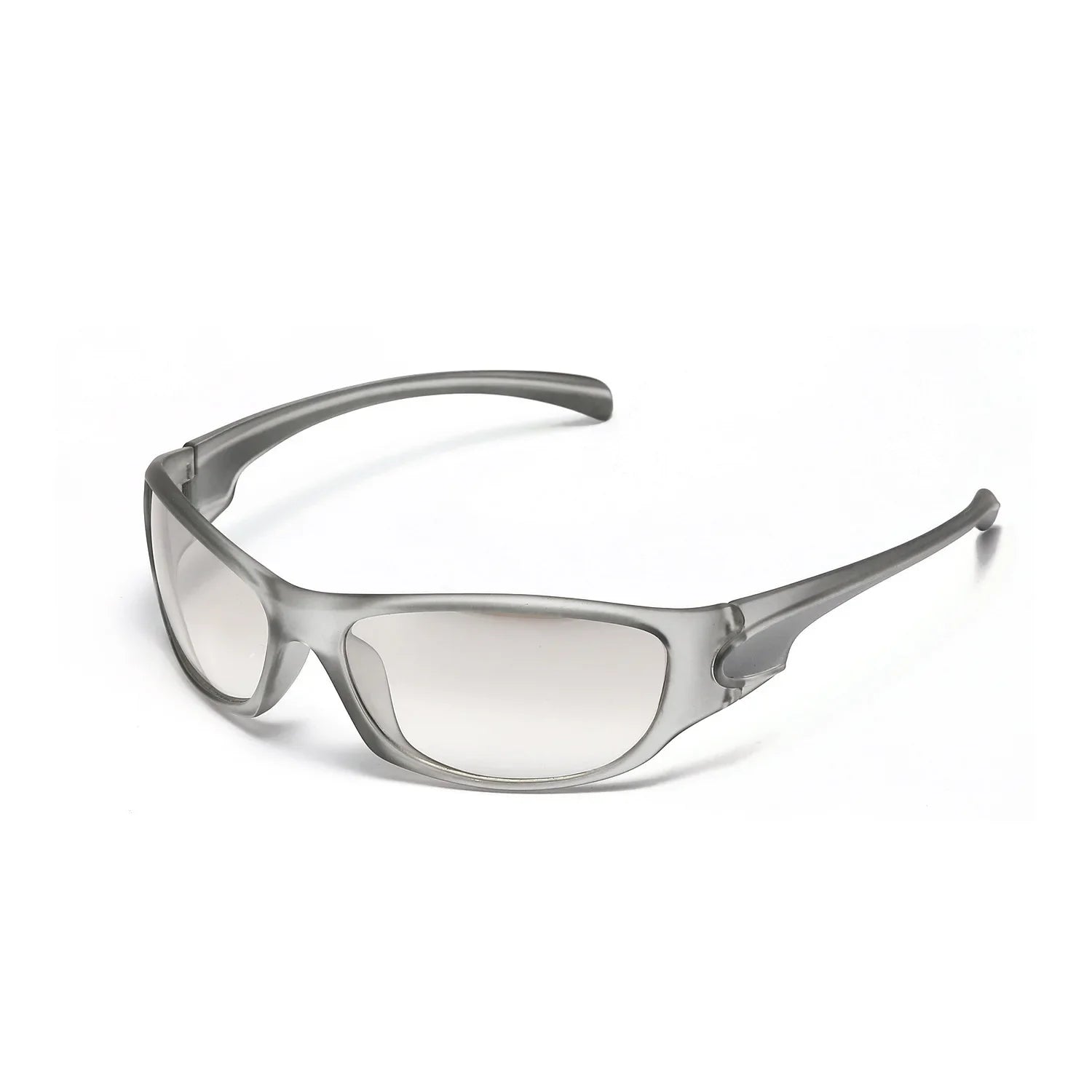 2025 New Silver SPORT Sunglasses Men Women Retro Punk Cycling Trendy Sun Glasses For Male Shades Goggle Outdoor Y2K