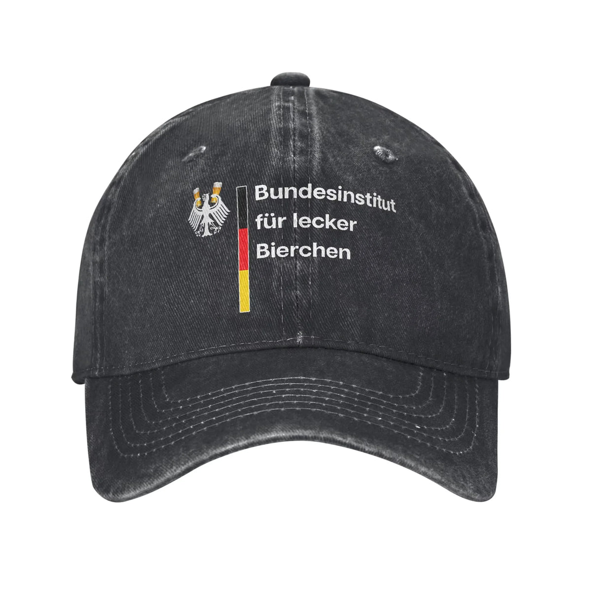 Vintage German-Federal Institute for Delicious Beers Baseball Cap Unisex Distressed Cotton Sun Cap Outdoor Workouts Gift Hat