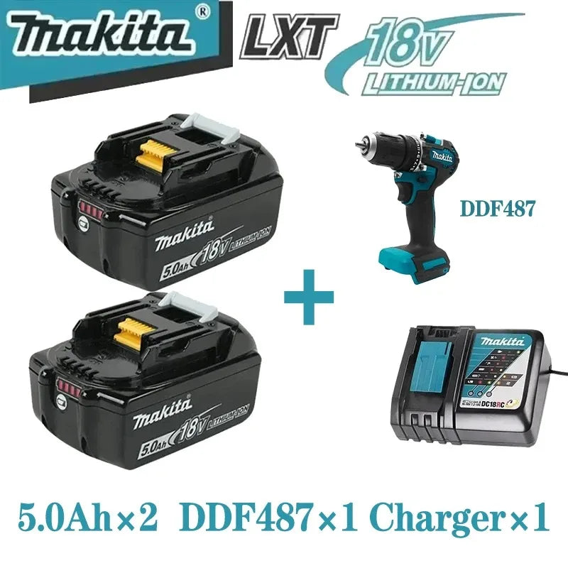100% Genuine Makita 18V Battery 5Ah 6Ah 9Ah, Replacement for BL1860B BL1850B BL1840 BL1830 BL1815 Power Tool Battery