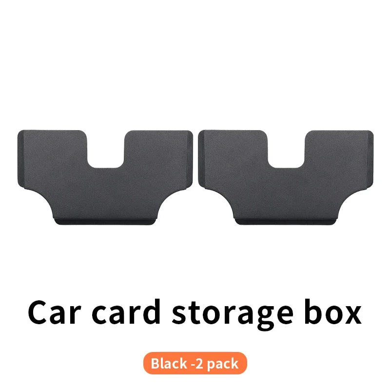 Newest Car Mounted Card Holder Voucher Storage Box Car Refueling High-Speed Card Slot Card Holder Creative Utensils Auto Storage