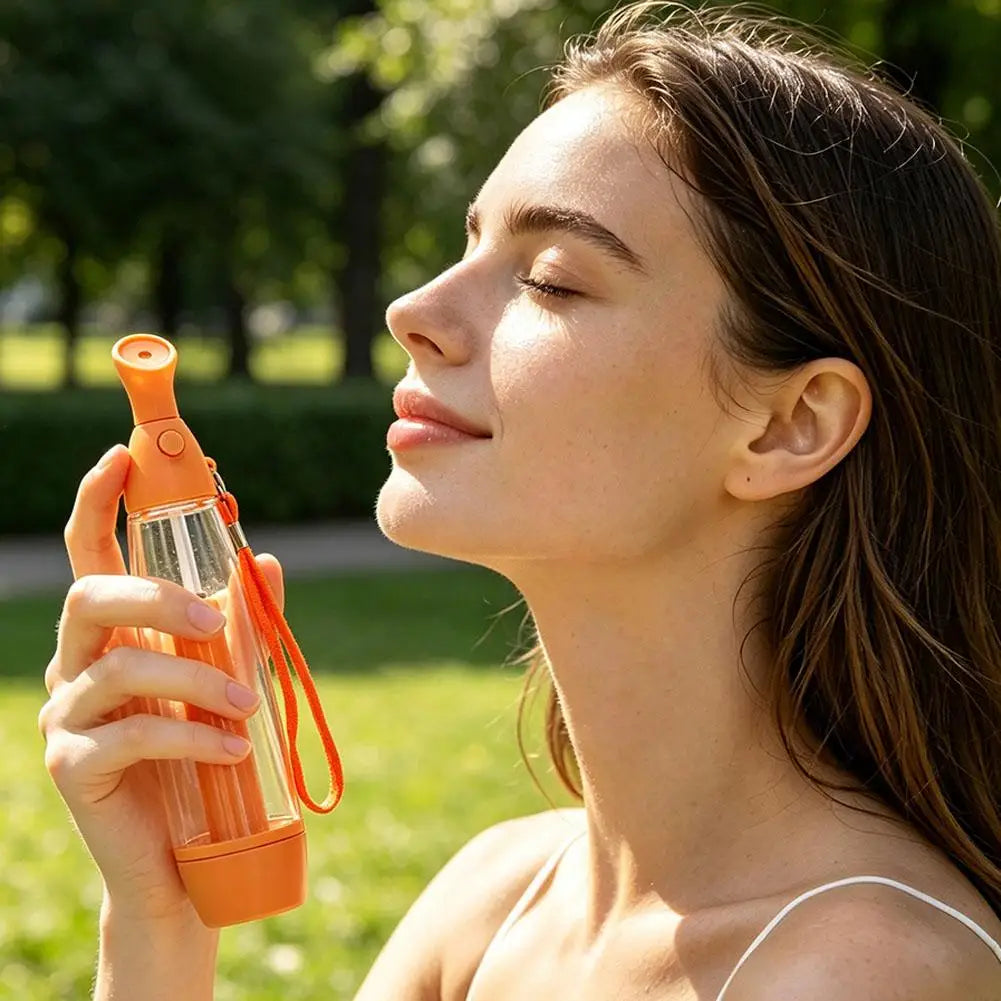 Handheld Mini Mist Sprayer Portable Travel Facial Hydrating Device Fine Mist Moisturizing Care Tool Easy Carry Beauty Sprayer