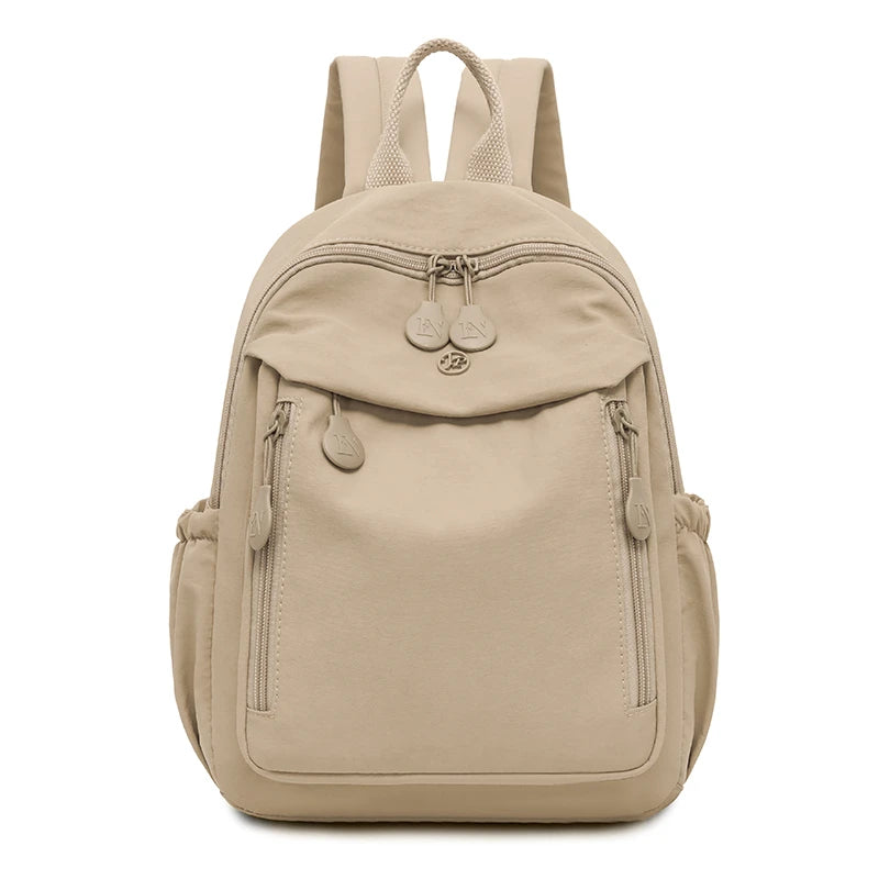 Women Multi-Color Lightweight Casual Backpack Trendy Daypack Shoulder Bag Schoolbag for Everyday Commute Travel Essential Purse