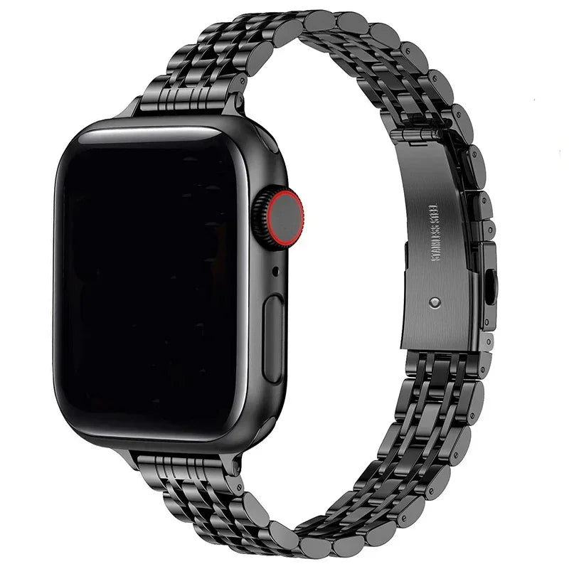 Stainless Steel Strap For Apple Watch Ultra 2 Band 49mm 42 44mm Metal Bracelet iWatch Series 10 46mm 9 8 7 6 SE 5 4 3 45mm 41mm