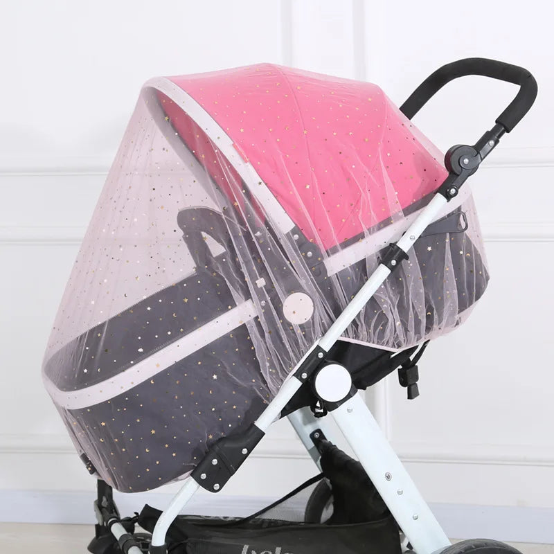 Summer Stroller Mosquito Net Full Cover Baby Cart Mosquito Net Universal Pram Buggys Insect Fly Protection Stroller Accessories