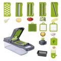 2026 5-in-1 Vegetable Cutter Multifunctional Kitchen Tool for Tomato Carrot Cheese Onion Handheld Slicer Dicer Grater