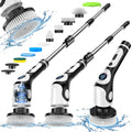 HOMEFISH Multifunctional Electric Cleaning Brush Voice Rechargeable Smart Rotary Cleaning Brush Kitchen Cleaning Brush