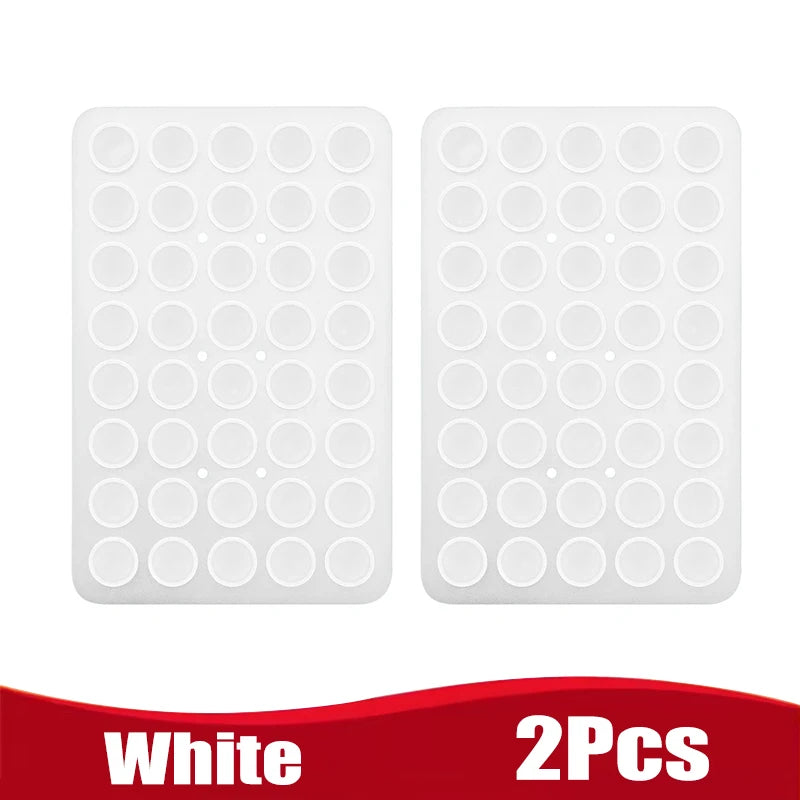 Double Side Silicone Suction Pad for Mobile Phone Fixture Suction Cup Adhesive Silicone Rubber Sucker Pad for Fixed Pad