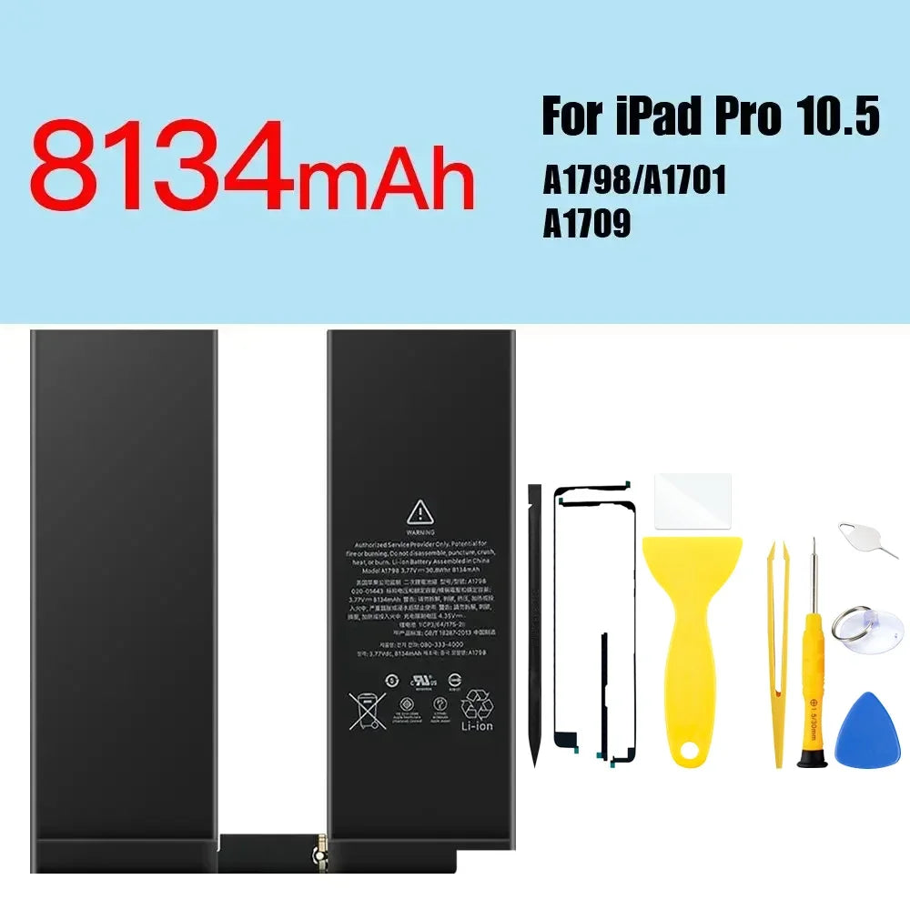 PINZHENG Tablet Battery For iPad 5 6 Air A1484 For iPad Air2 A1474 A1475 A1893 10.2 Mini 2 3 4 5 Pro 9.7 10.5 11 12.9 Battery