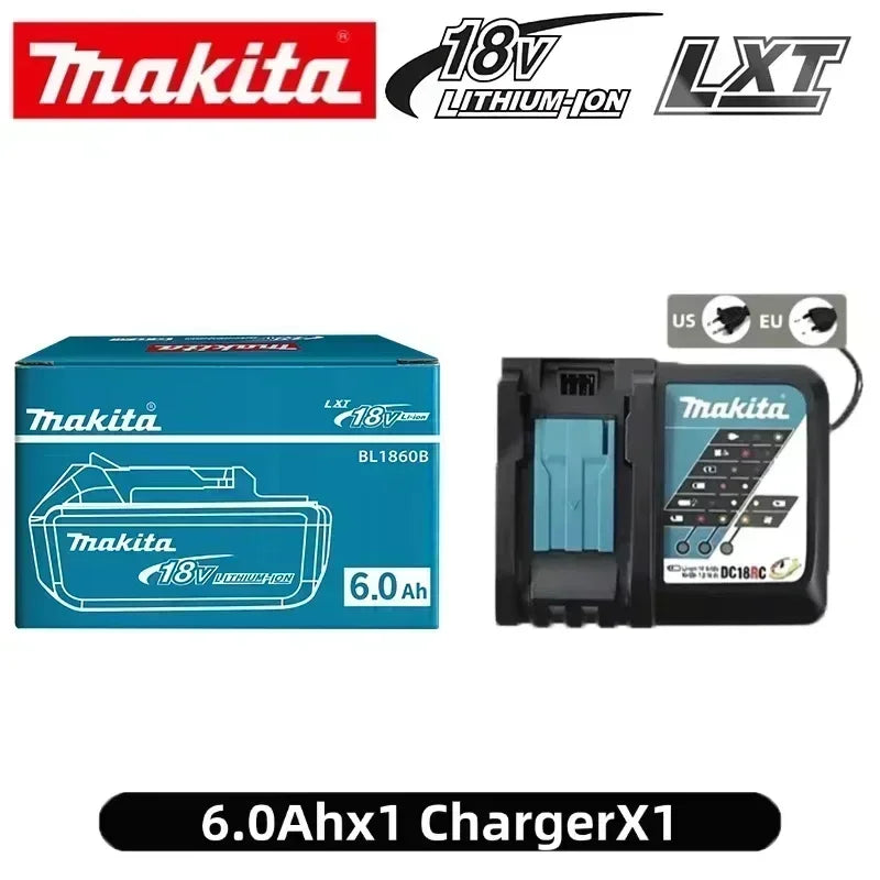 💣💣100% Genuine 18V Makita 6.0Ah Makita Battery BL1840 BL1830B BL1850B BL1850 BL1860 BL1815 Replacement Lithium Battery