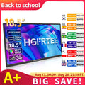 HGFRTEE 18.5inch Portable Monitor 120Hz RGB100% With VESA Hole & Back bracket Laptop Extended Display ADS-IPS HDR Screen