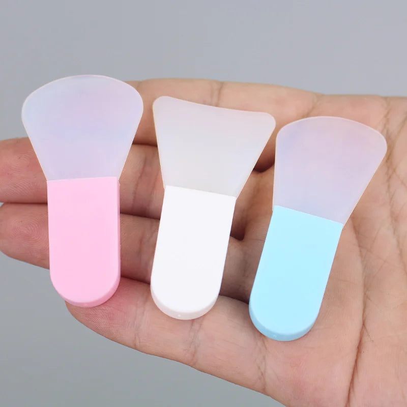 3Pcs Silicone Facial Mask Brush Professional Mud Cream Brushes Facial SkinCare Tools Mud Film Applicator DIY Tool Beauty Salon