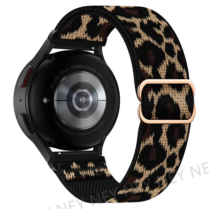 Shiny Pride Band For Samsung Galaxy Watch 6-7-4-5 pro-4 classic-Active 2 Elastic bracelet huawei watch gt 2 gt2 20mm 22mm Strap