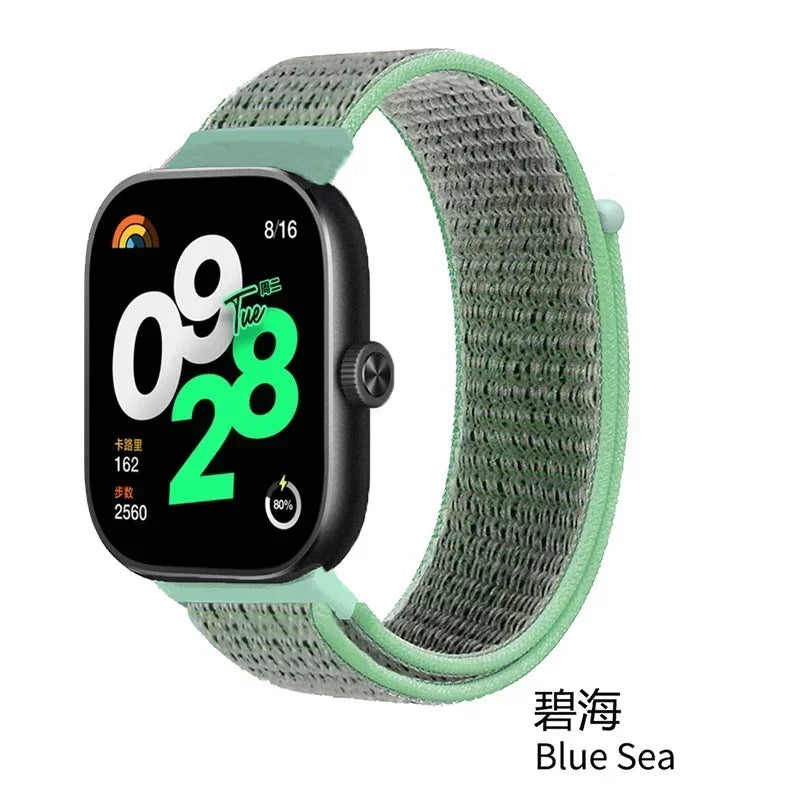 Nylon Strap for Xiaomi Redmi Watch 4/5/6 Adjustable Wristband Sport Watchband for Mi band 9 Pro/Mi Band 8 Pro Belt Accessories