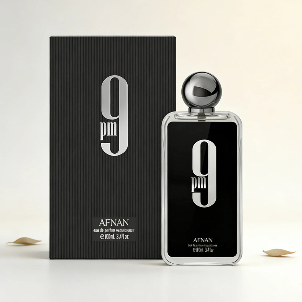 Afnan 9pm Men's Eau De Parfum 3.4oz, Rich Woody & Spicy Scent, Long-Lasting Masculine Fragrance