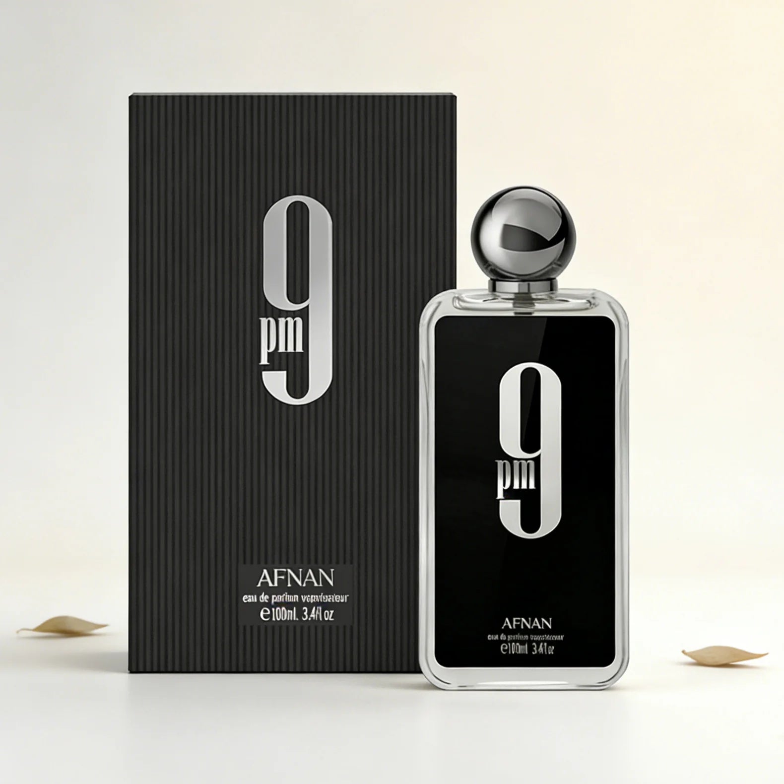 Afnan 9pm Men's Eau De Parfum 3.4oz, Rich Woody & Spicy Scent, Long-Lasting Masculine Fragrance