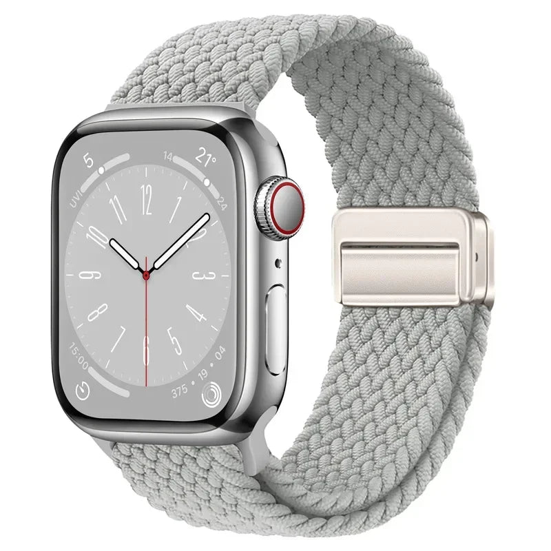 Nylon strap For Apple watch 11 10 42mm 46mm 9 8 7 45mm 41mm Ultra 3/2/1 49mm Magnetic wristband For iWatch 6 5 4 3 SE 44mm 40mm