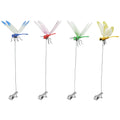 3-8PCS Simulation Dragonfly Clip 31cm Bug Deterrent Realistic Dragonfly Hat Clip Bug Repellent Dragonfly Home Garden Decor