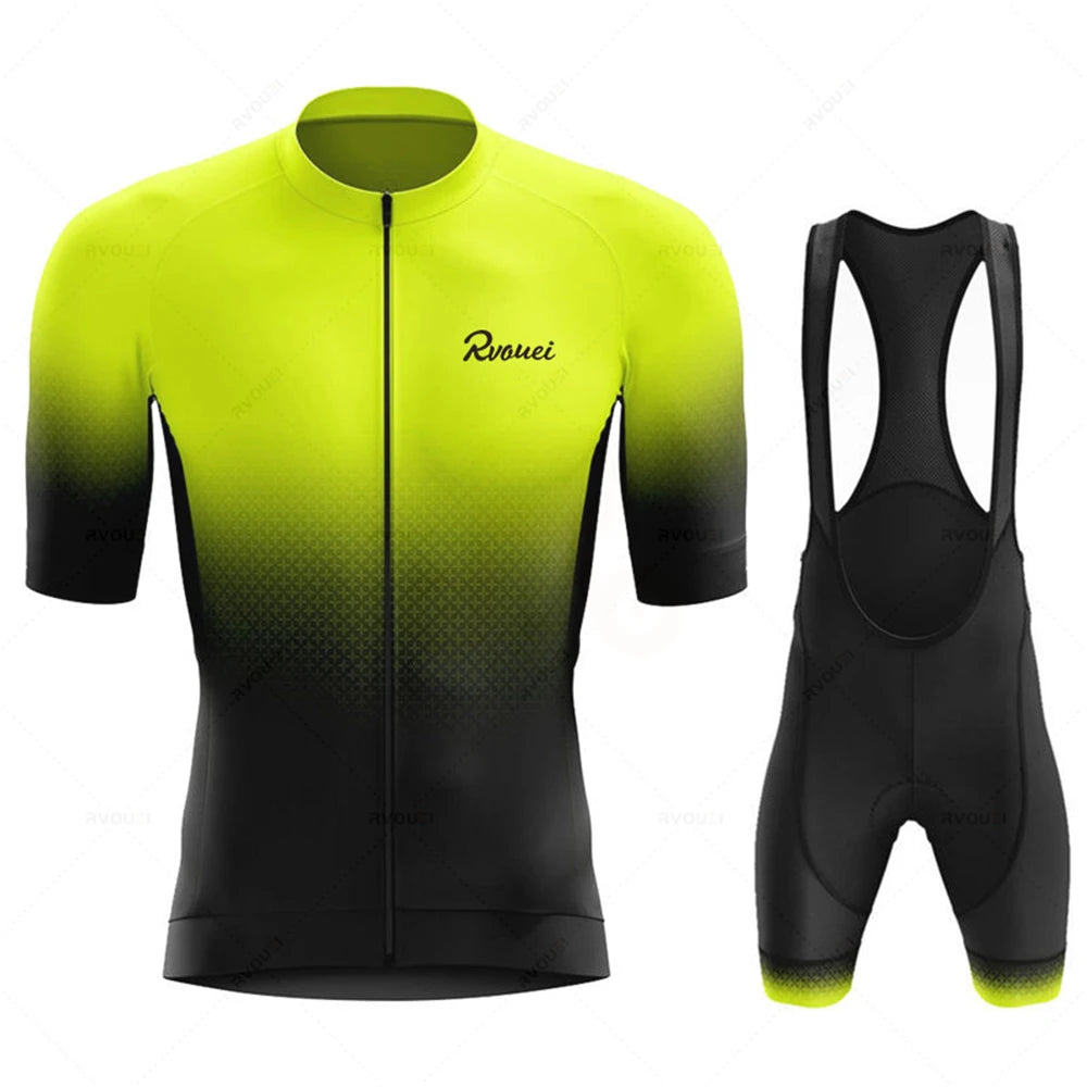 Cycling Jersey 2026 Pro Team Rvouei Men Bicicleta Set Racing Bicycle Clothing Suit Breathable Mountain Bike Clothes Sportwears