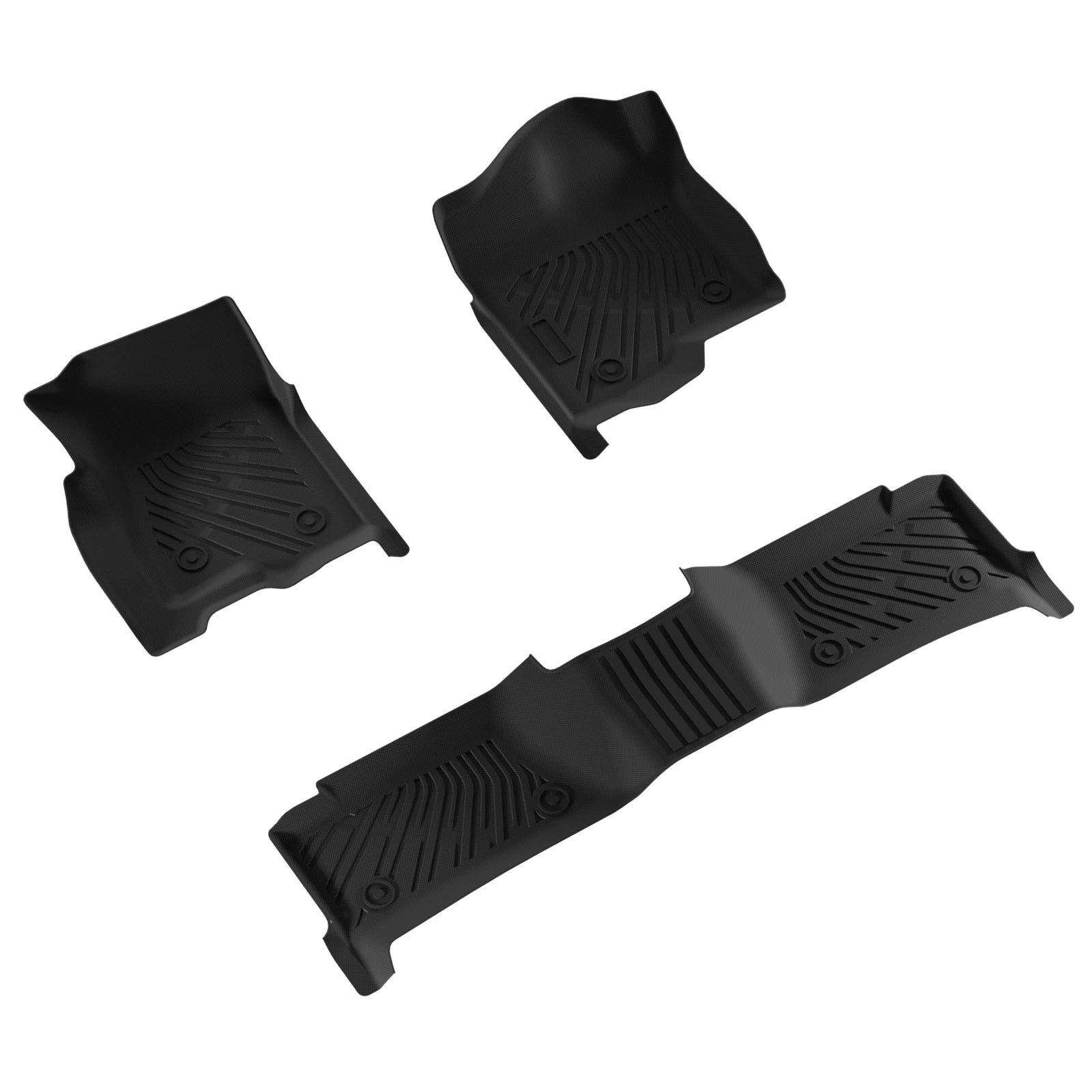 3Pcs/Set Car Floor Mats for Silverado 1500 1999-2004 Weather Automotive Floor Mats Waterproof Heavy Duty Automobiles Accessories