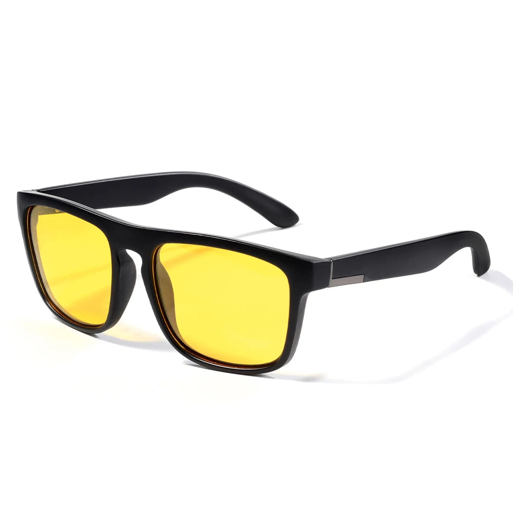 CRIXALIS Night Vision Glasses Men Women Anti Glare Night Driving Glasses Yellow Lens Driving Runnning Anti-reflective UV400