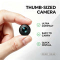 E9 Mini WiFi Security Camera, 4K Ultra HD tiny surveillance cam with infrared night vision, motion detection alert, loop recording. Compact portable design for home, office, car indoor monitoring. Real‑time phone remote vie