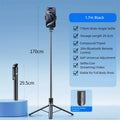 Ultra Long 1700mm Selfie Stick with Bluetooth Remote Portable Phone Holder And Fill Light Tripod Stand for Live Broadcasts
