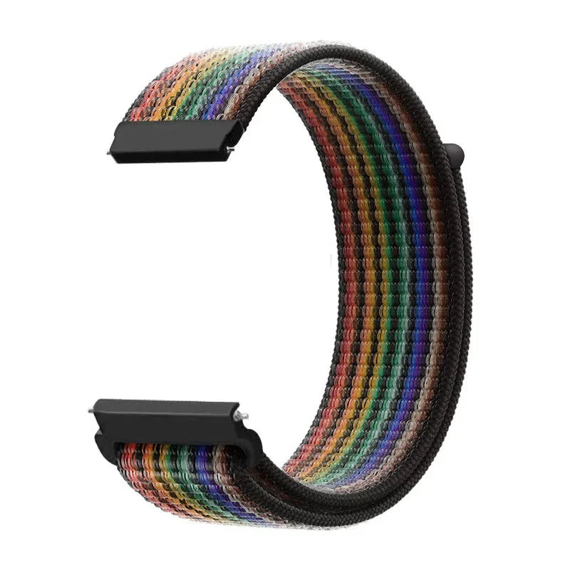 Nylon Loop For Garmin Forerunner 965 255 265 745 Bracelet For Garmin Vivoactive 6 5 4 3/Venu 2 3/Active/Chronos 22mm 20mm Strap