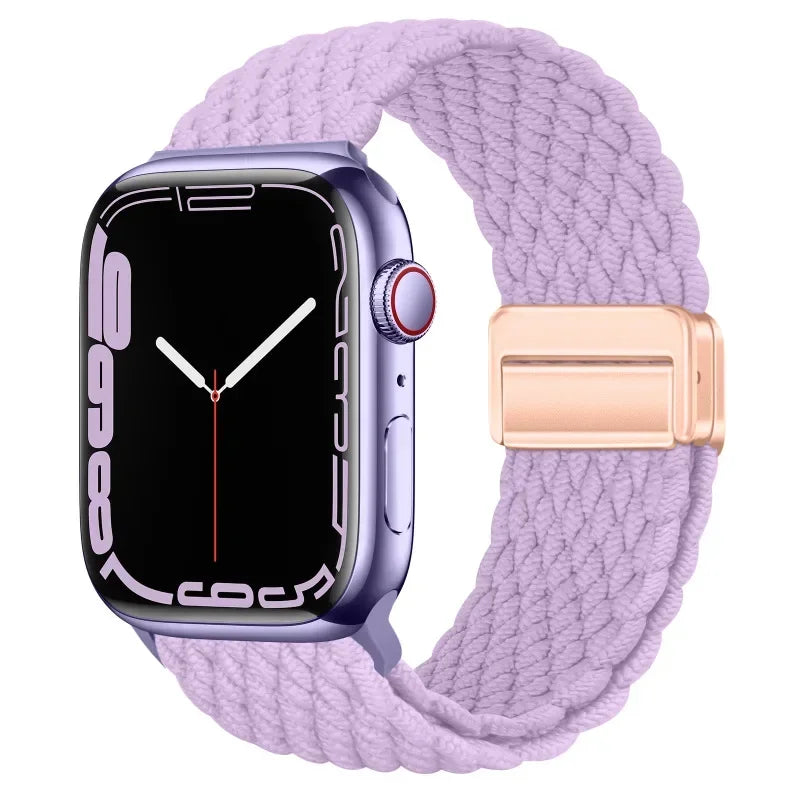 Nylon strap For Apple watch 11 10 42mm 46mm 9 8 7 45mm 41mm Ultra 3/2/1 49mm Magnetic wristband For iWatch 6 5 4 3 SE 44mm 40mm
