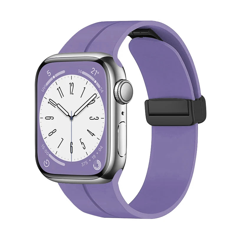 Magnetic Strap For Apple watch ultra band 44mm 45mm 49mm 40mm 41mm 42mm 38mm 45 mm Silicone Bracelet iWatch Series 7 8 se 6 5 3