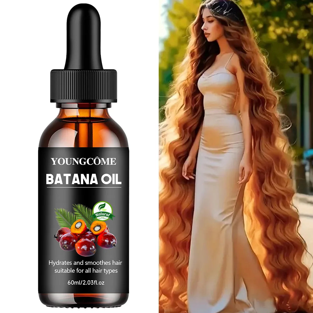Batana Oil Hydrates And Smoothes Hair Enhances Shine Promotes Growth Smooths & Detangles Suitable For All Hair Types