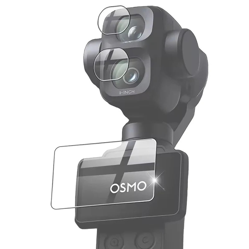 Tempered Glass Flim for DJI Osmo Pocket 4 Pro Action Camera Accessories Screen Protector Lens Film Cover for Pocket 4P