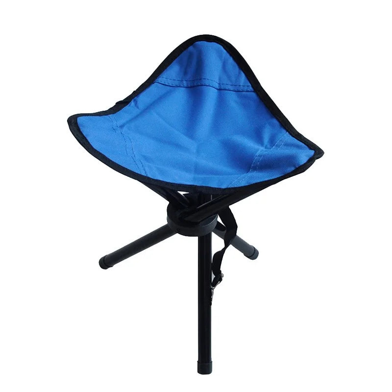 Portable 1PC Foldable Beach Chairs Outdoor Triangle Stool Lightweight Ultralight Camping Fishing Picnic Chair Multifunction