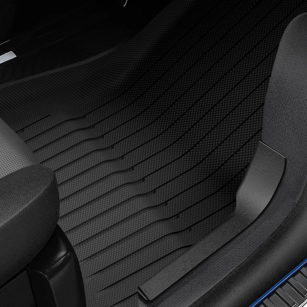 3Pcs Set Car Floor Mats for Tesla Model 3 2021-2023 All Weather Automotive Floor Mats Waterproof Heavy Duty Car Mats Flexible