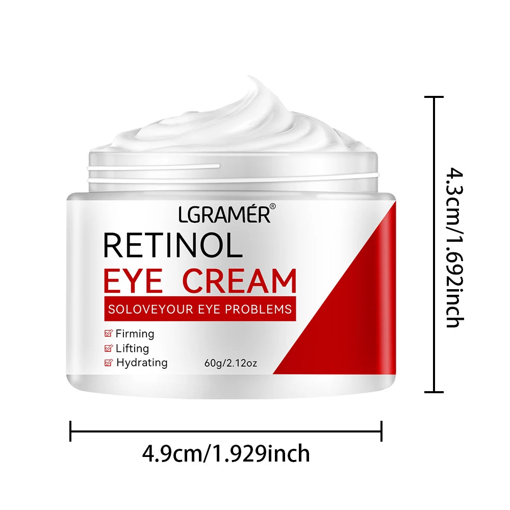 Retinol Eye Cream Lightening Dark Circles Firming Skin Instant Eye Repair Serum Stick for women Women Eyes Care 60g
