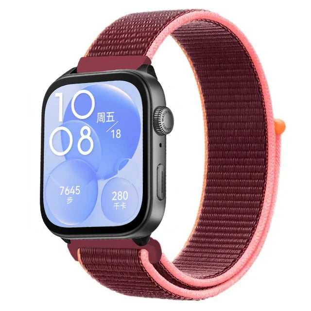 Nylon Loop Strap For Huawei Watch Fit 5/4/3 Sport Breathable Replacement Bracelet Wristband Huawei Watch Fit 4 5 Pro Accessories