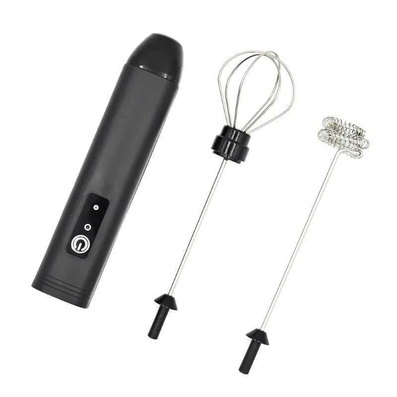 Handheld Milk Frother Cordless Electric Whisk Beverage Mixer Suitable for Coffee Milk Eggs Mixer Kitchen Accessory