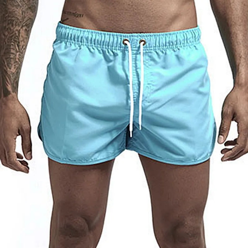 Shorts For Mens 2023 Summer Men's Swimwear Shorts Brand Beachwear Sexy Swim Trunks Men Swimsuits Low Waist Breathable Beach Wear
