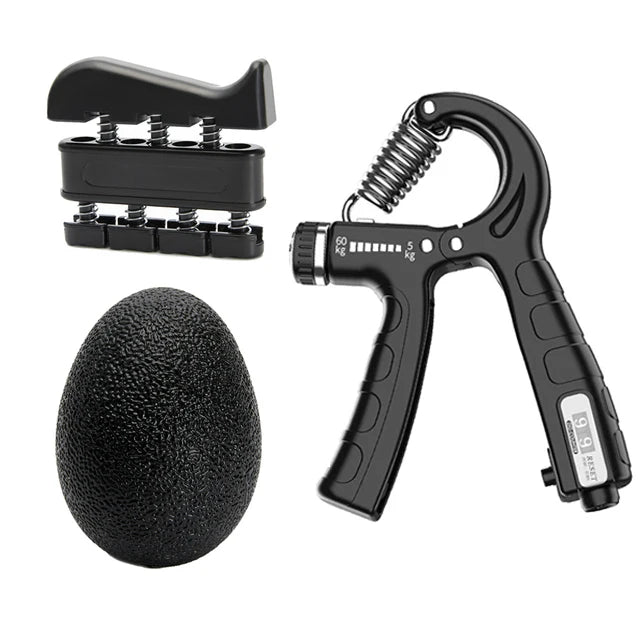 Adjustable 5-60Kg Heavy Hand Gripper Fitness Hand Exerciser Grip Wrist Training Finger Gripper Hand Strengthener For Patient